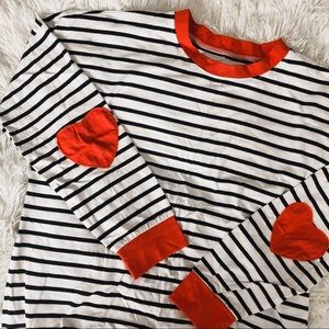 Hearts and stripes sweater